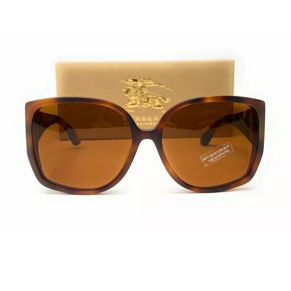 Burberry Women's Havana Square Sunglasses! - Picture 2 of 3